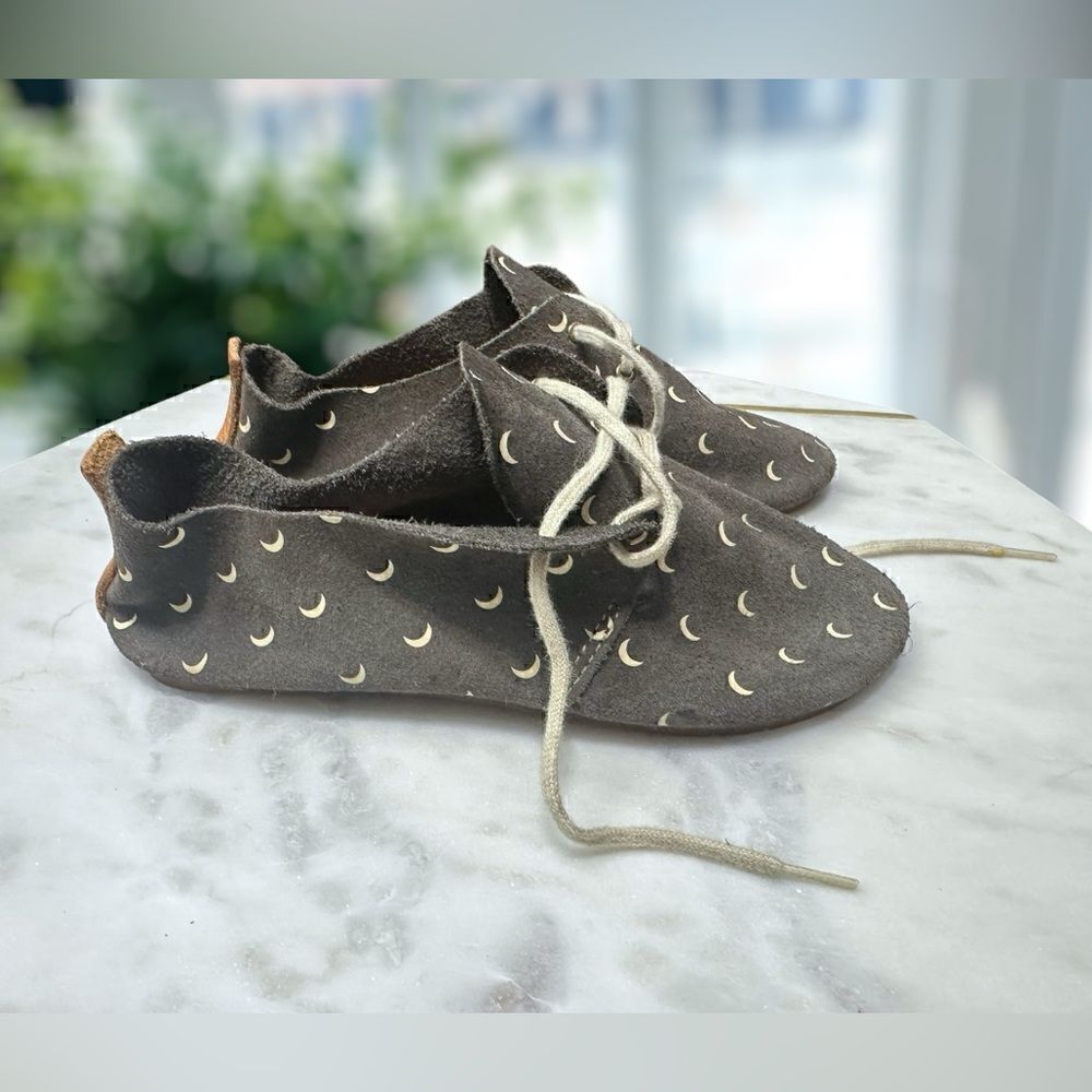 Zuzii handmade in LA Italian Calf Suede Leather Boots moccasins Shoes Size 11
